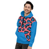 Blue & Black Leopard Unisex Hoodie