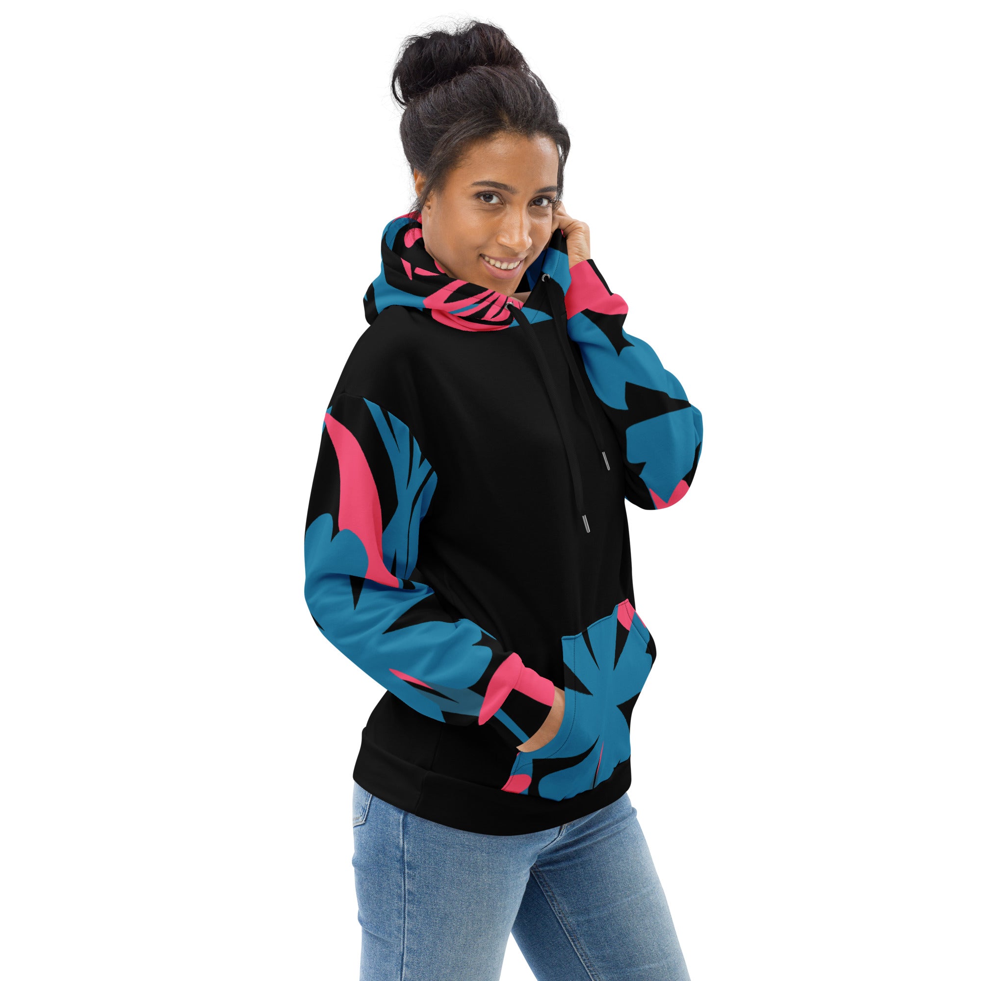 Unisex Hoodie Colorful Flower