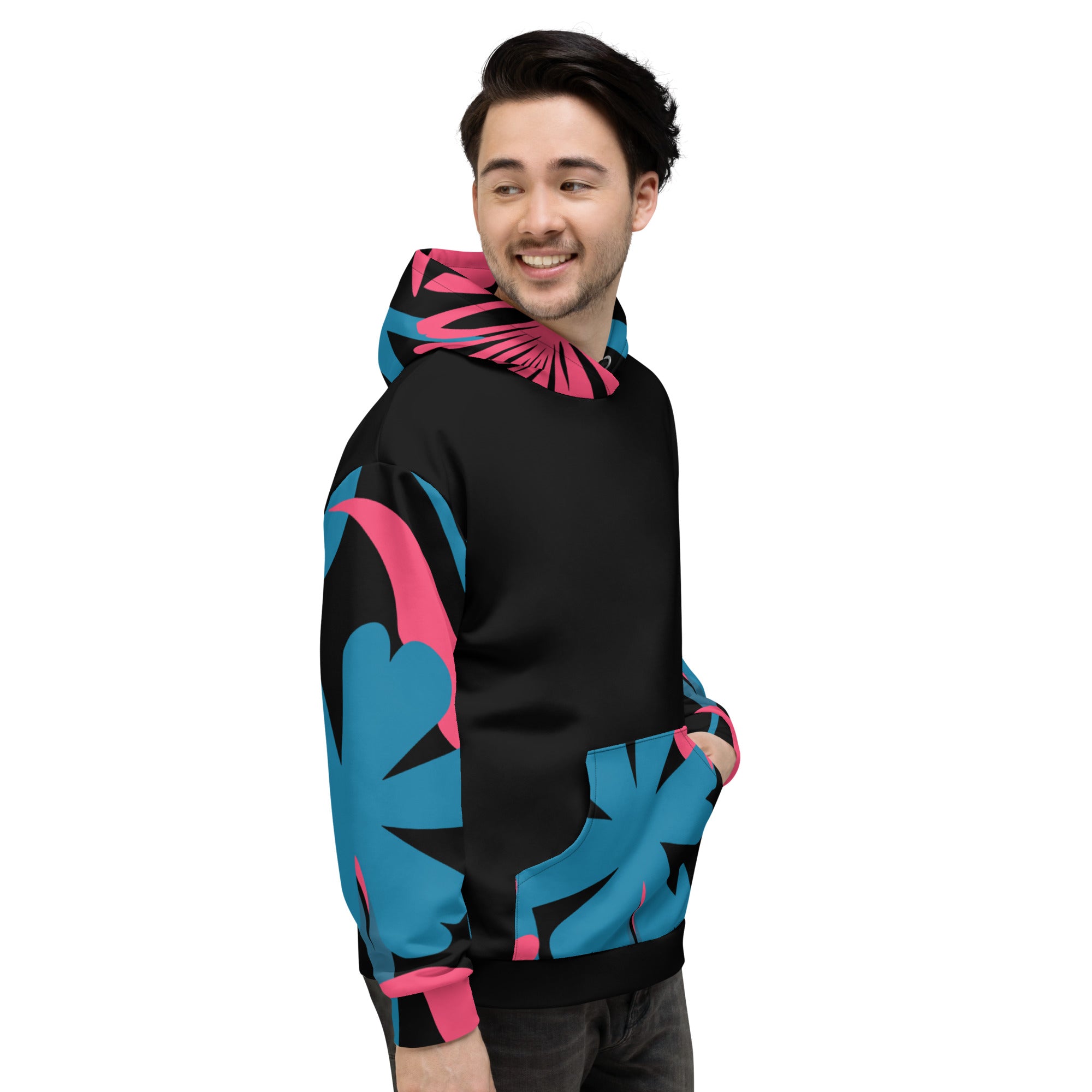 Unisex Hoodie Colorful Flower