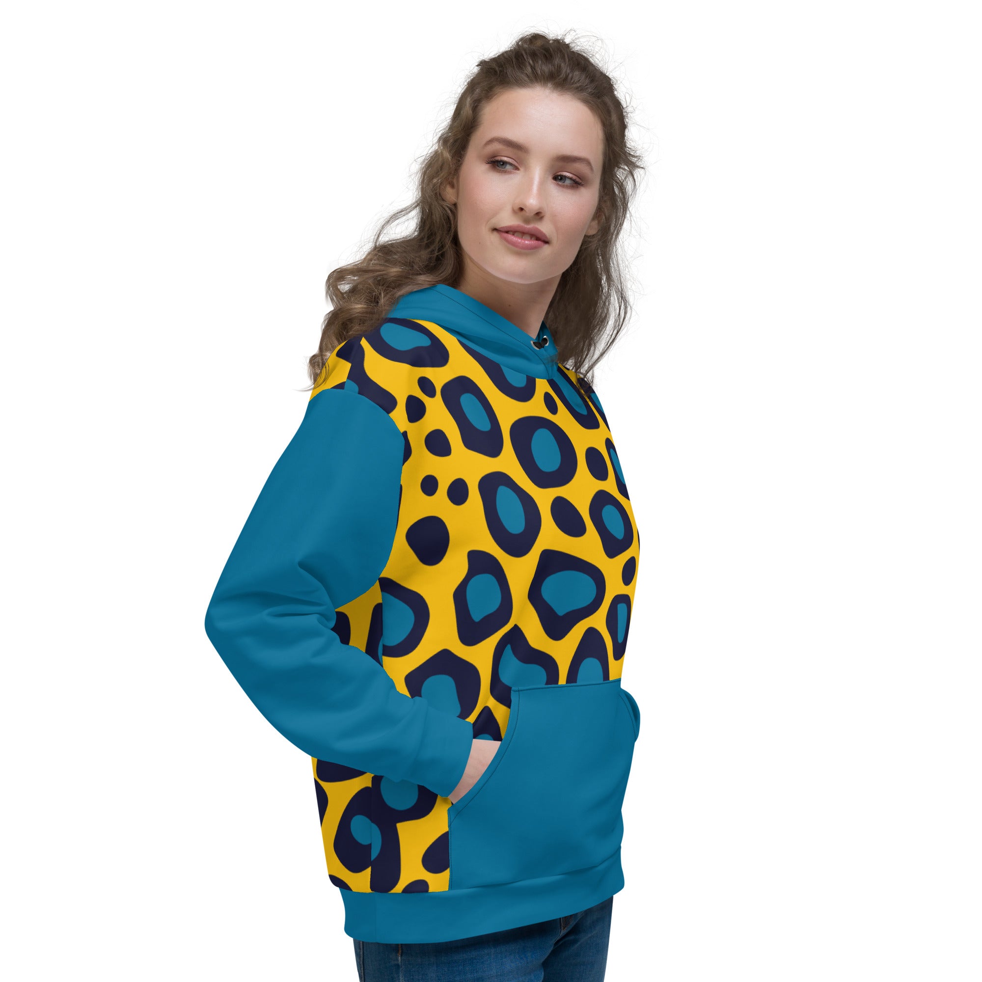 Yellow Leopard Unisex Hoodie