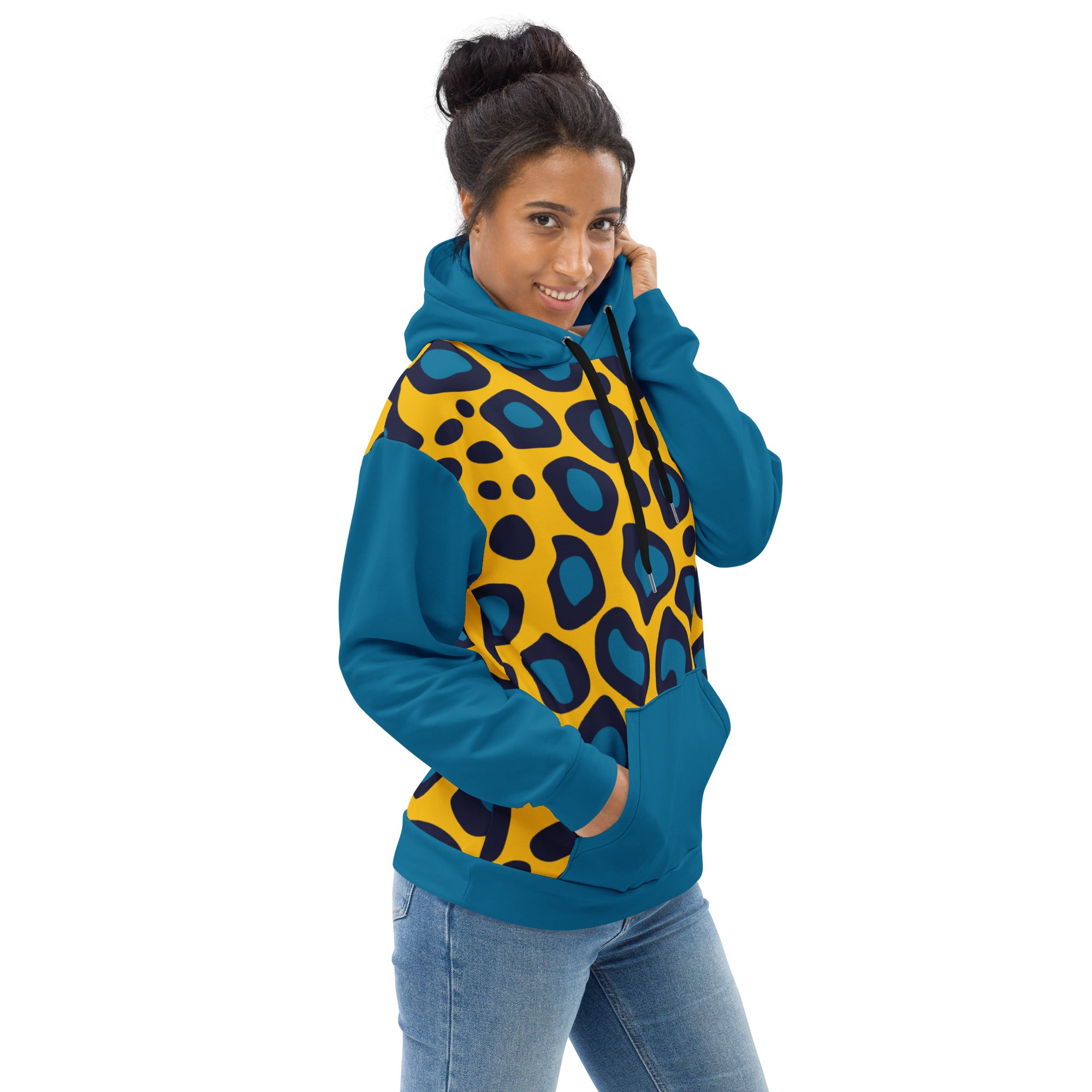 Yellow Leopard Unisex Hoodie