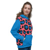 Blue & Black Leopard Unisex Hoodie