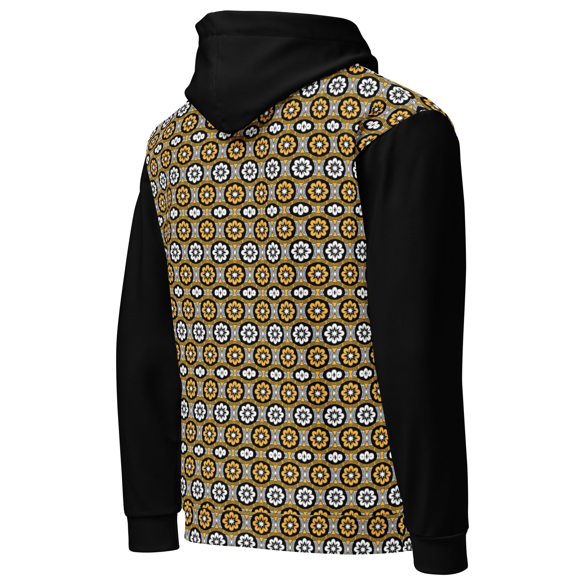 Yellow flower pattern Unisex Hoodie