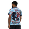 I stand with Trump Recycled unisex sports jersey