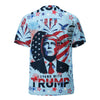 I stand with Trump Recycled unisex sports jersey