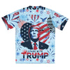 I stand with Trump Recycled unisex sports jersey