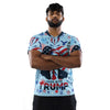 I stand with Trump Recycled unisex sports jersey