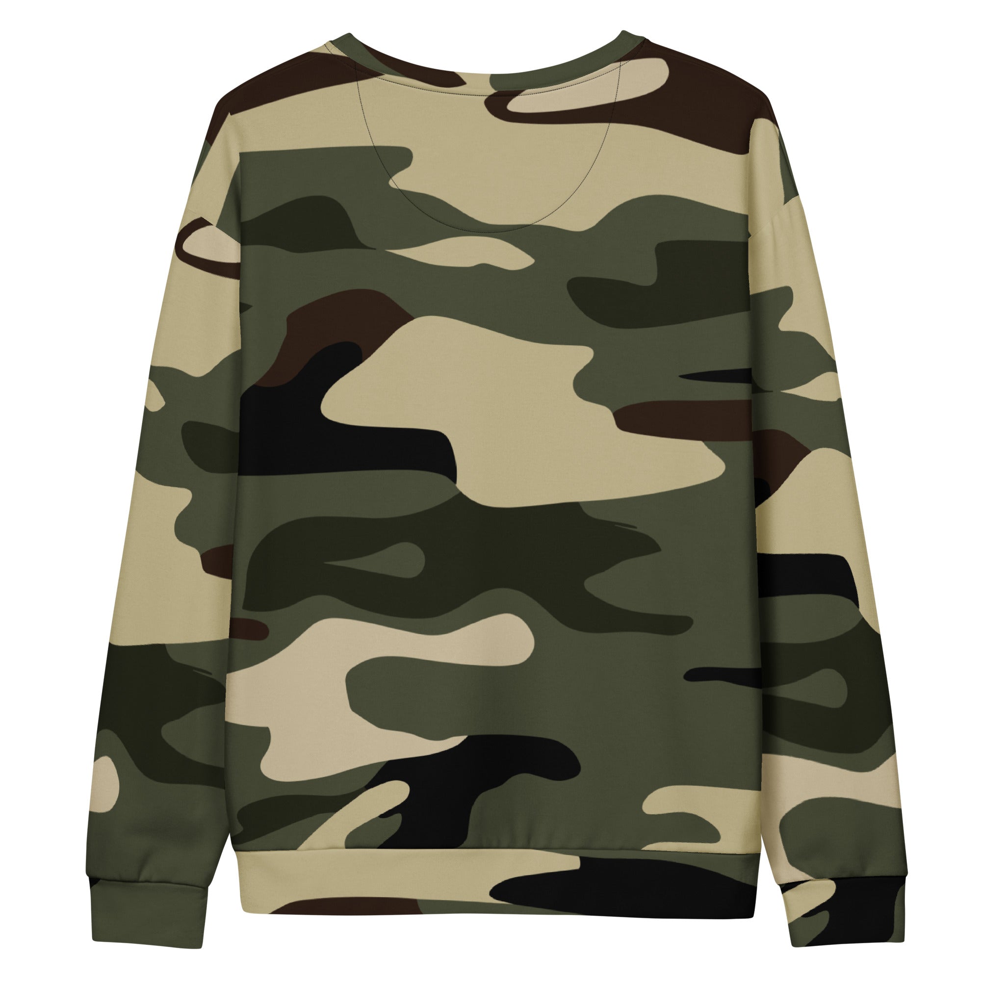 Green black Camoaflage Unisex Sweatshirt