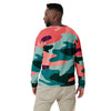 Orange green camouflage Unisex Sweatshirt