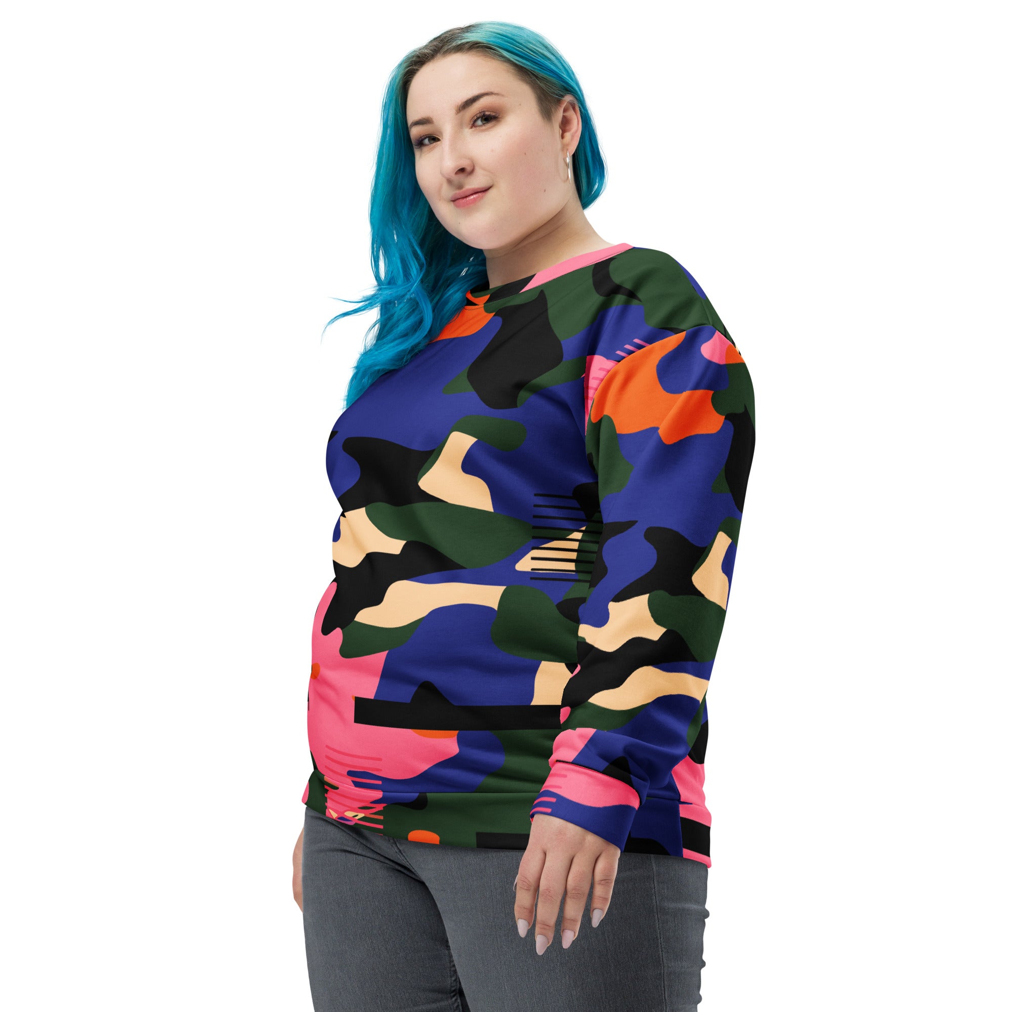 Camouflag print Unisex Sweatshirt