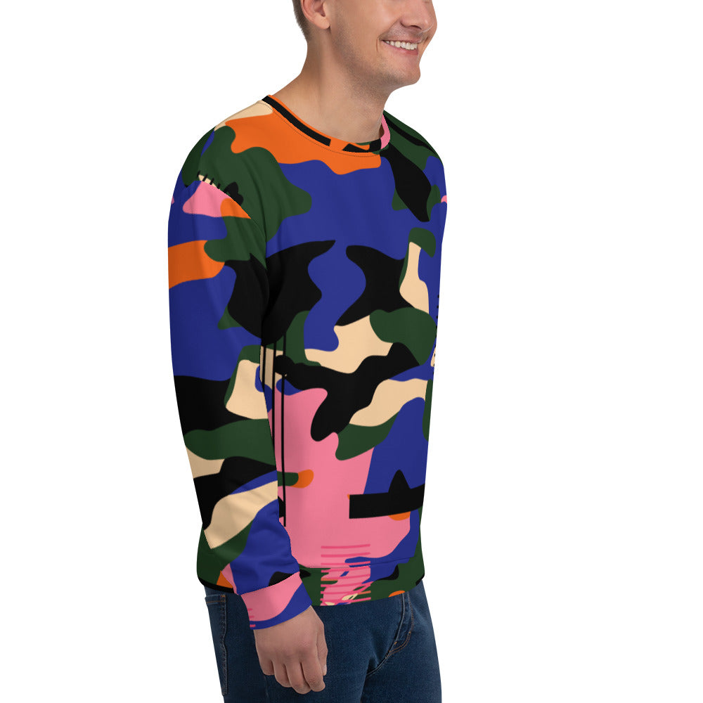 Camouflag print Unisex Sweatshirt