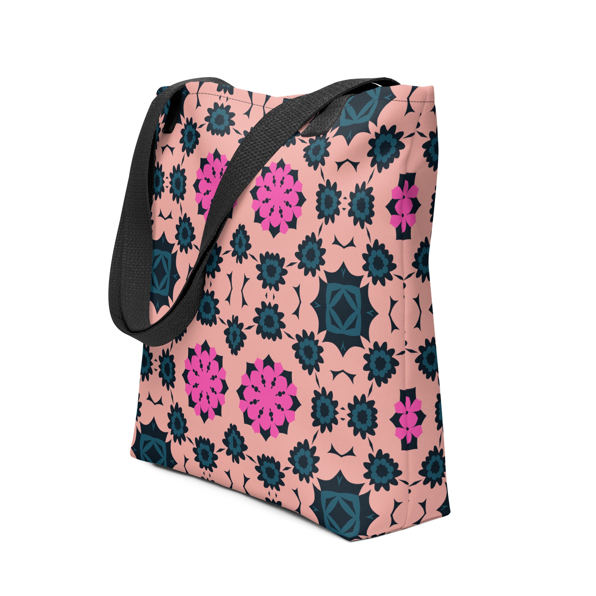 Pink flowers Tote bag