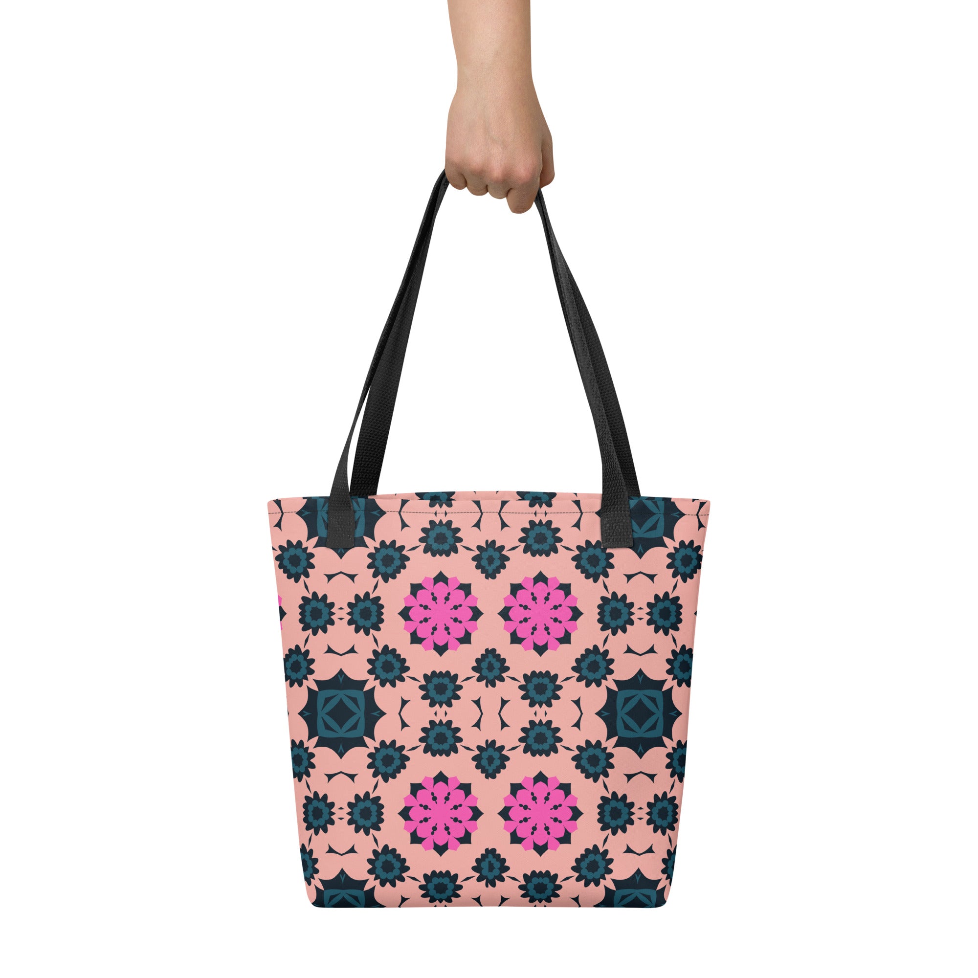 Pink flowers Tote bag