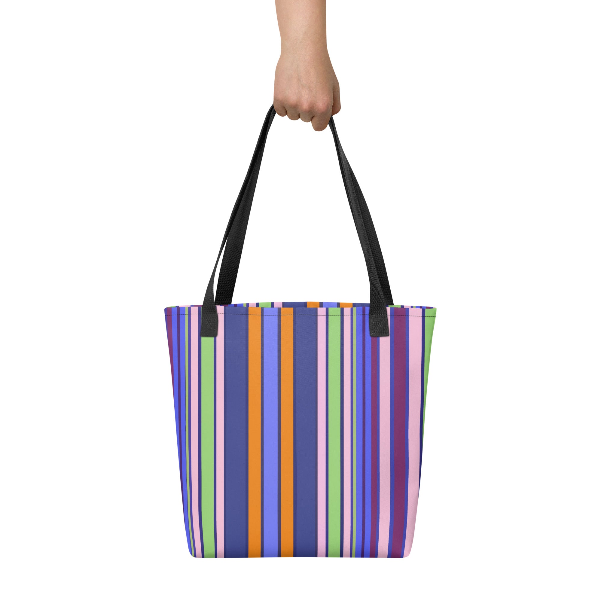 Stripes color Tote bag