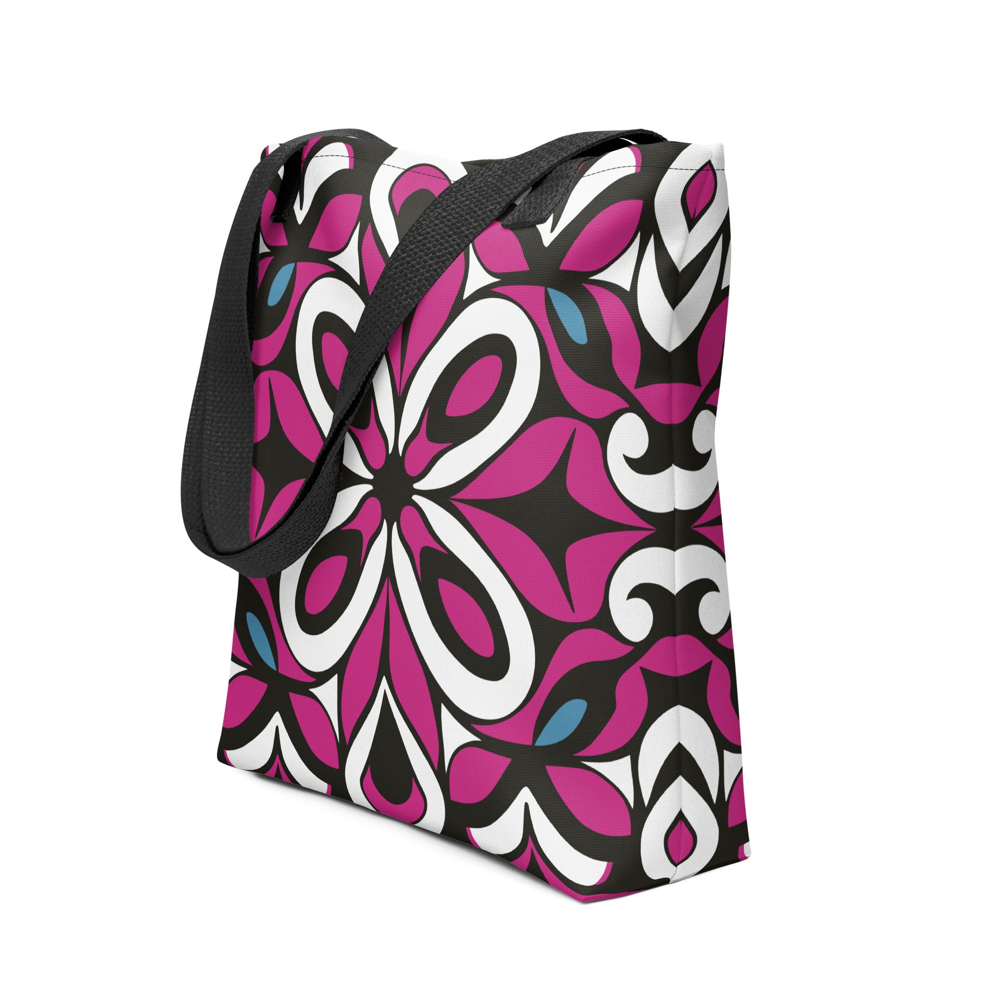 Hot pink flower Tote bag