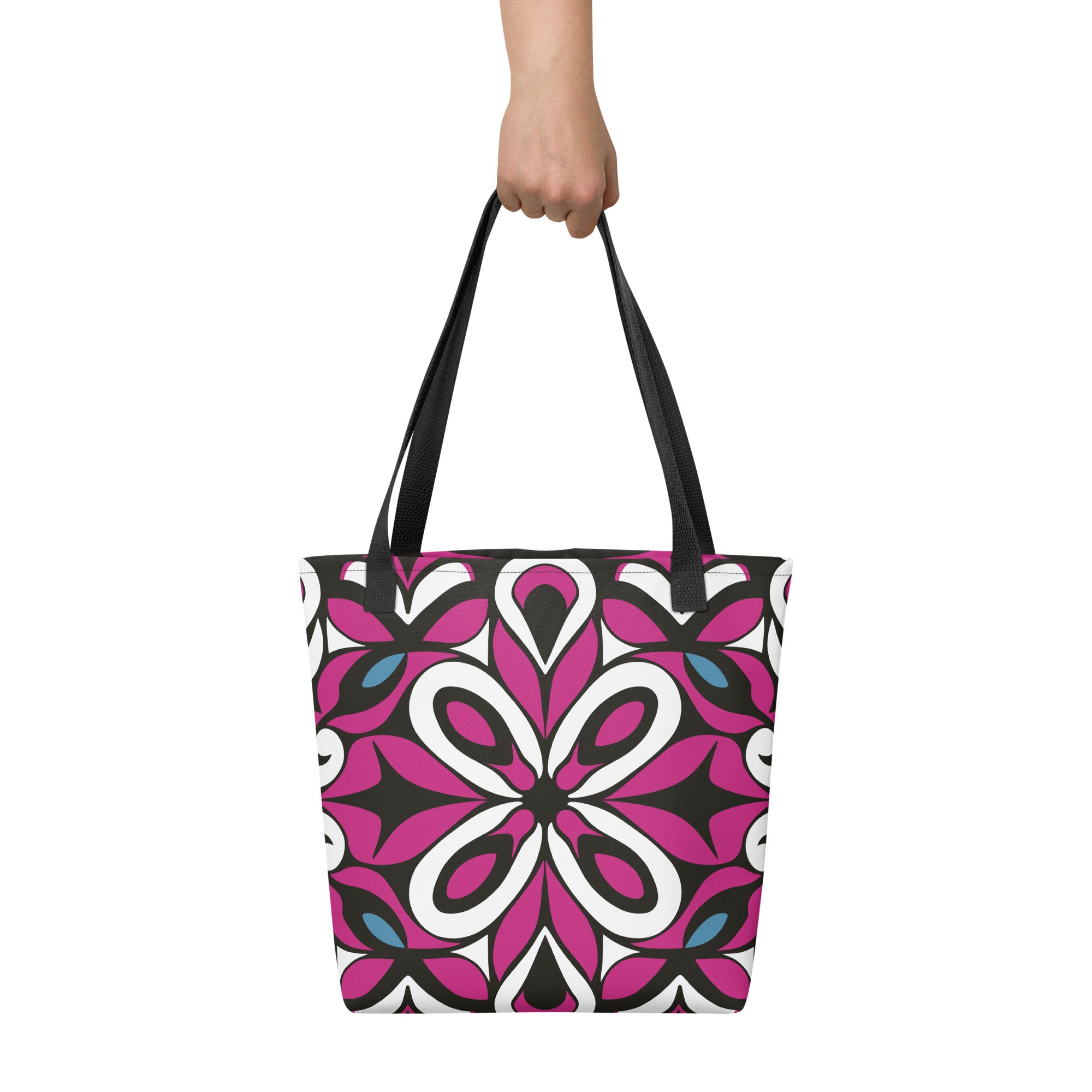 Hot pink flower Tote bag