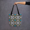 Line Pattern Tote bag