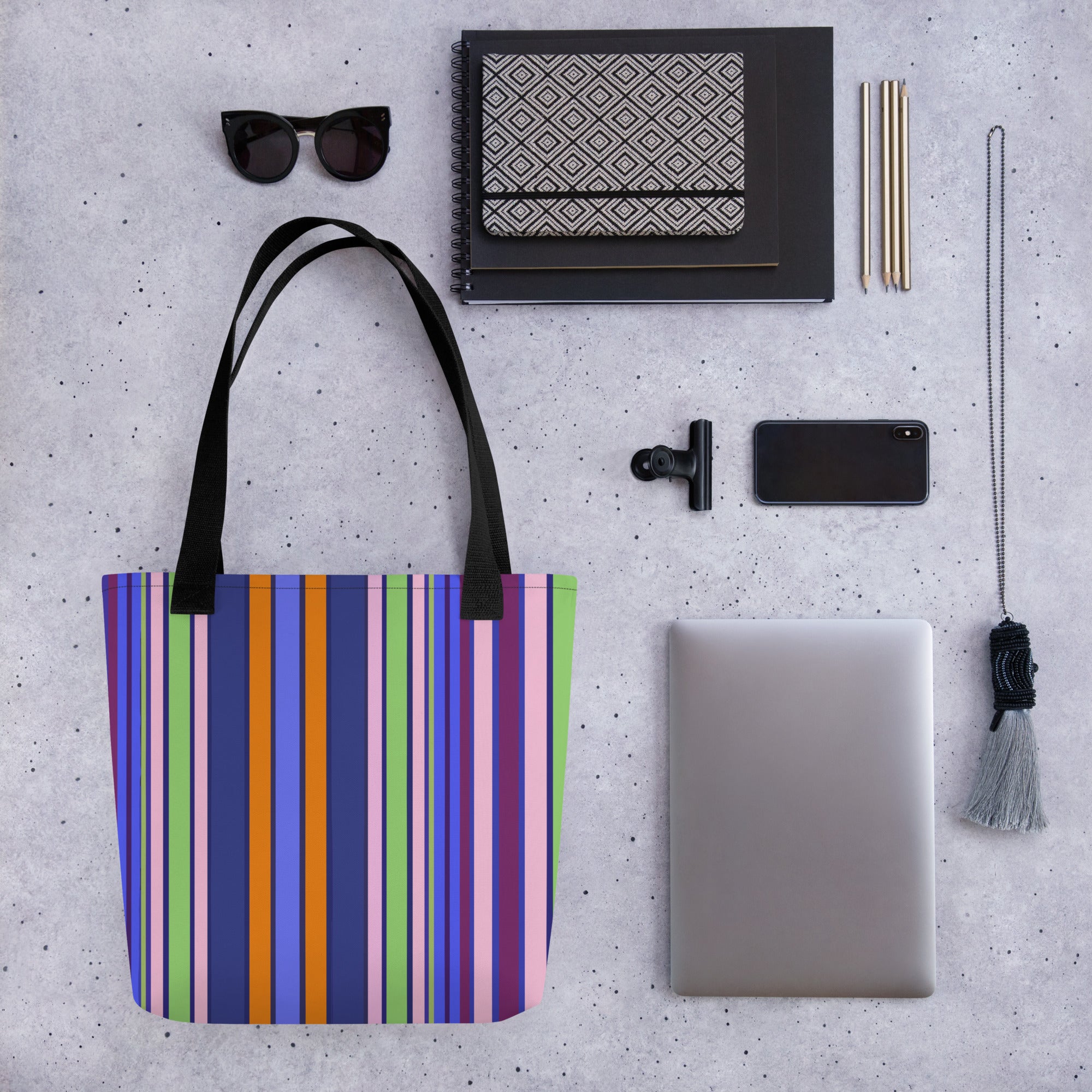 Stripes color Tote bag