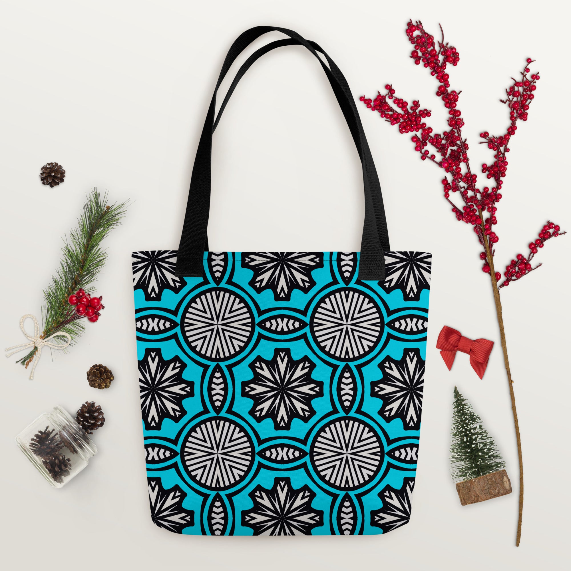 Green pattern Tote bag