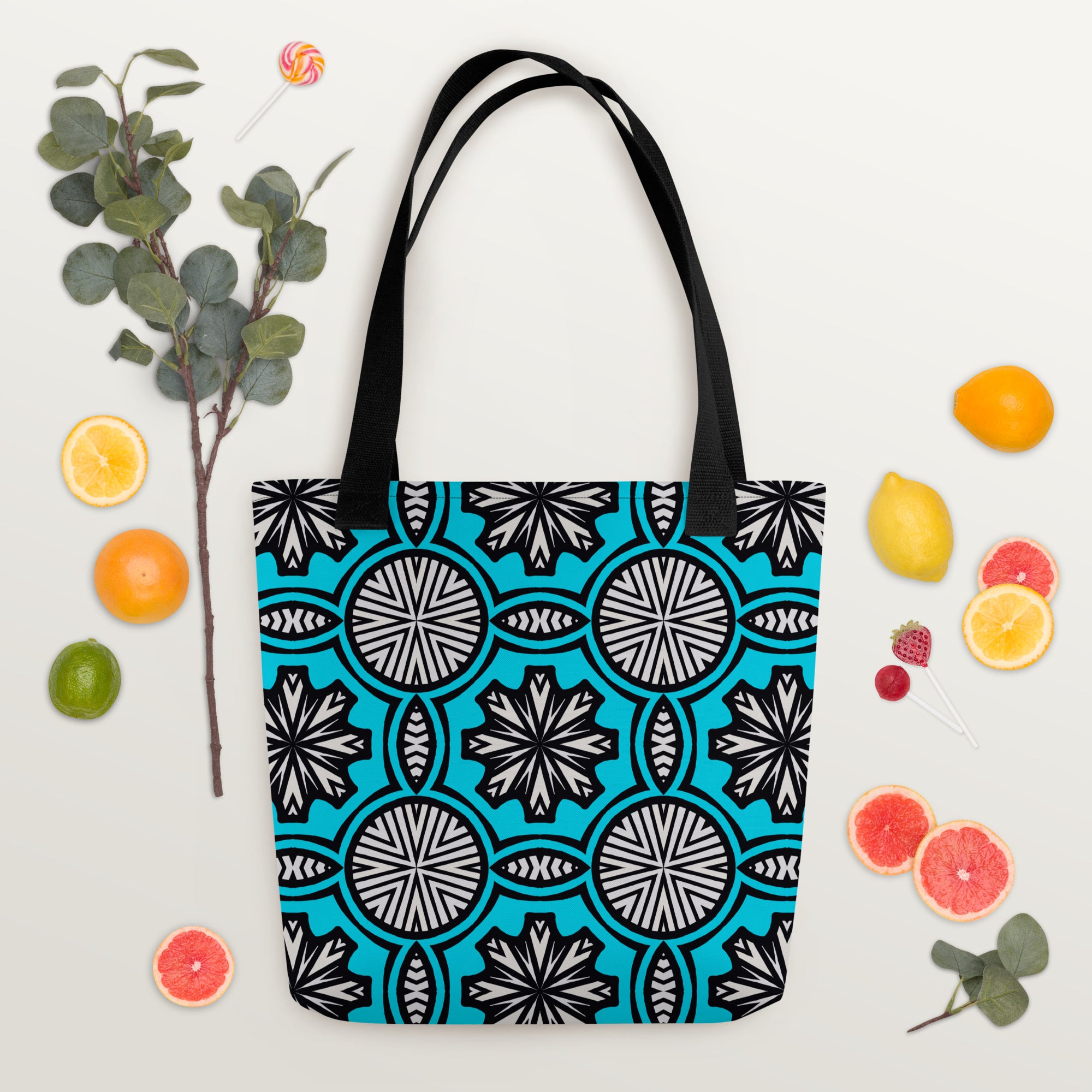 Green pattern Tote bag