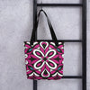 Hot pink flower Tote bag