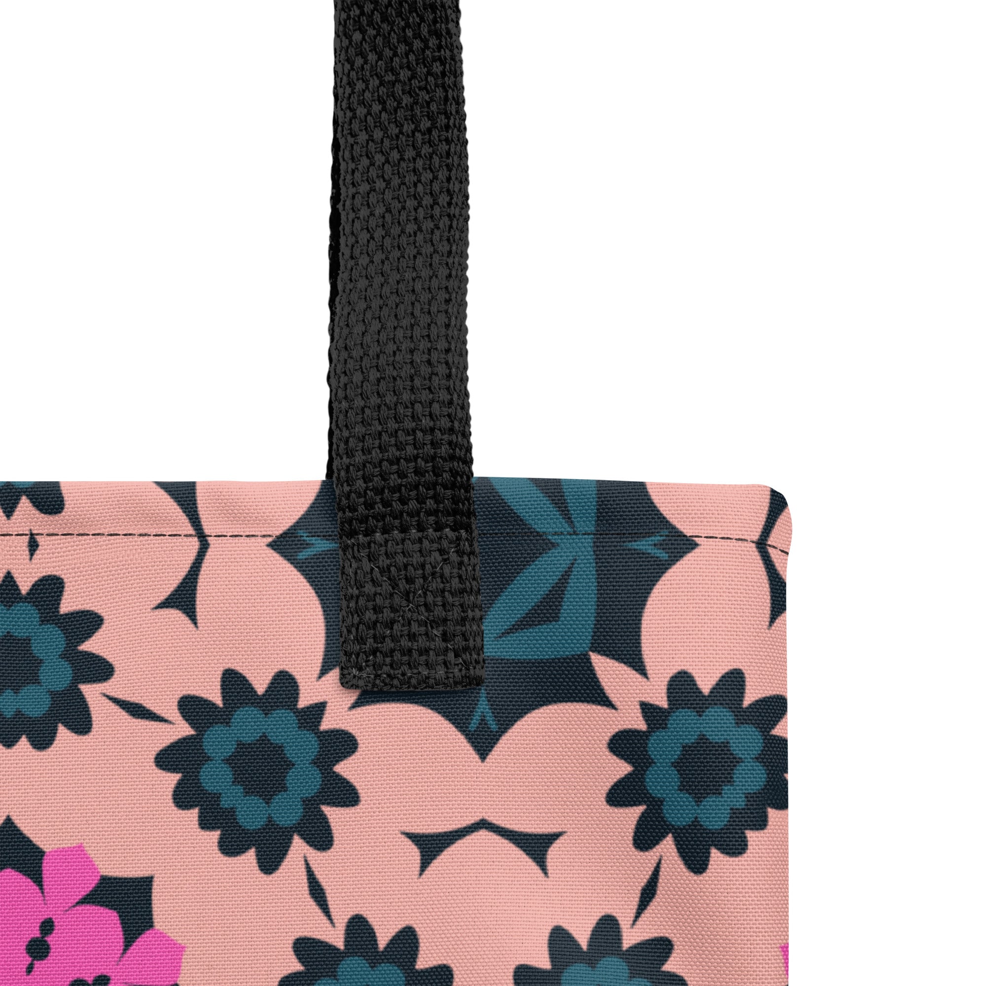 Pink flowers Tote bag