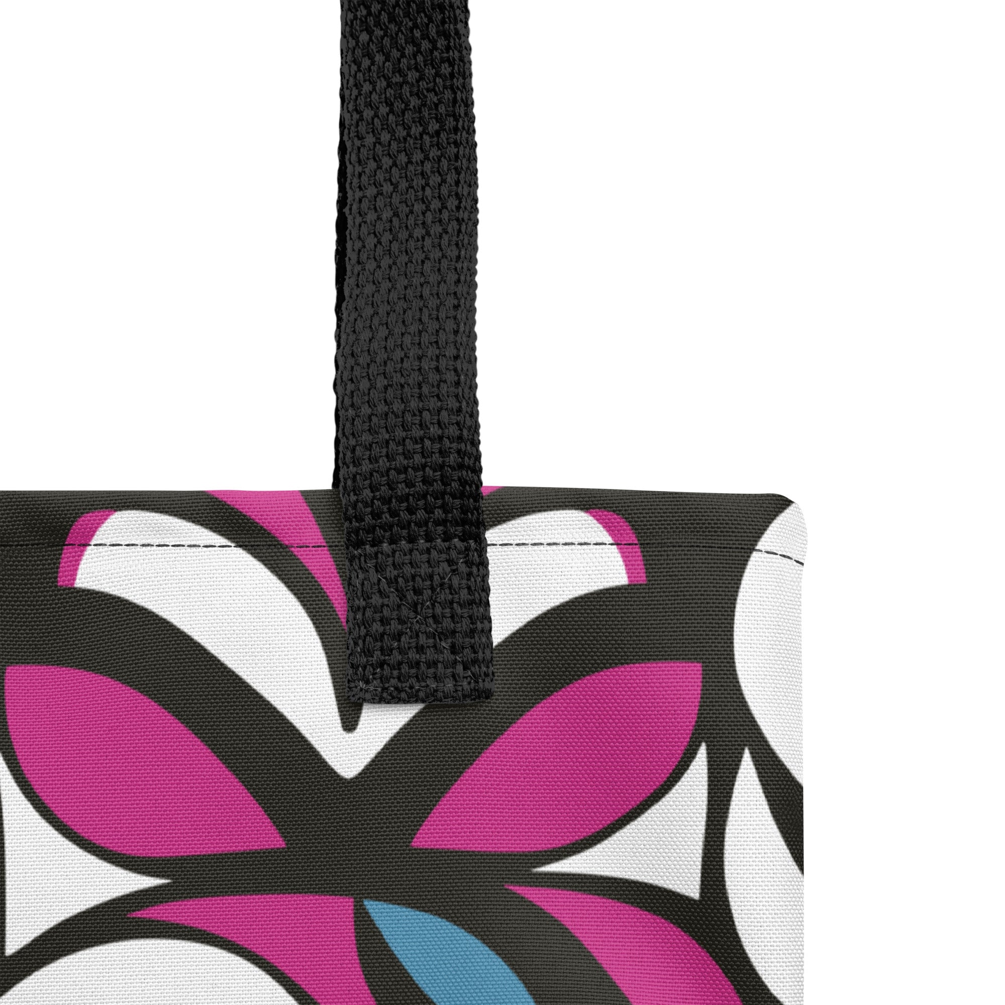 Hot pink flower Tote bag