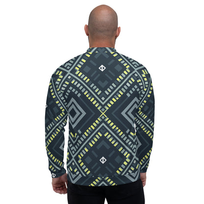 Green pattern Unisex Bomber Jacket