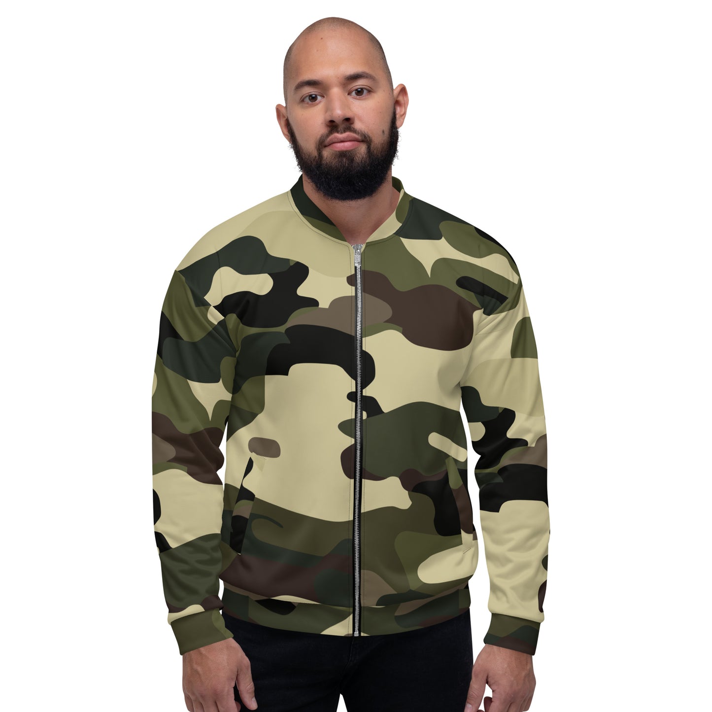 Jungle camo Unisex Bomber Jacket