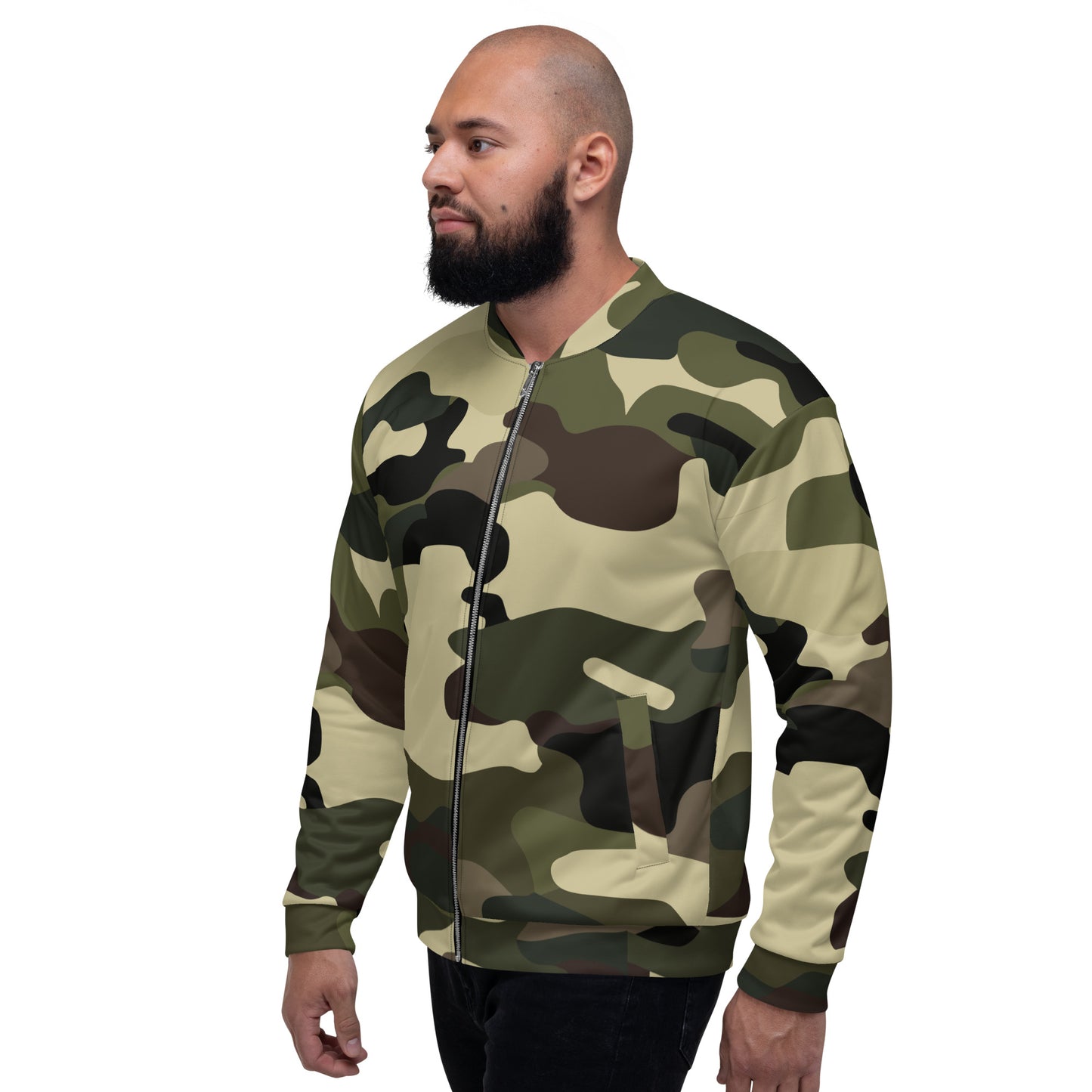 Jungle camo Unisex Bomber Jacket