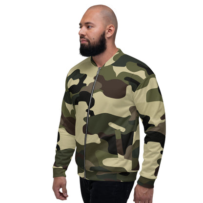 Jungle camo Unisex Bomber Jacket