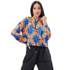 Orange Women’s cropped windbreaker