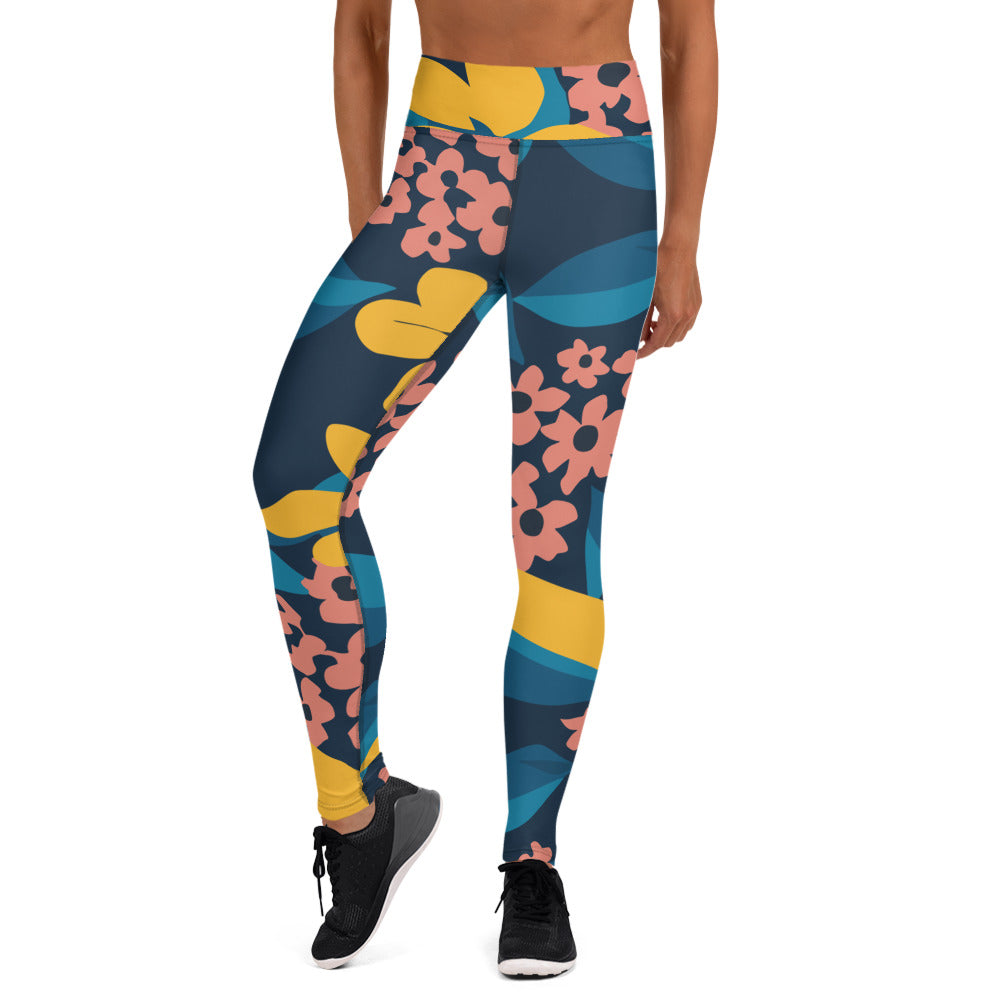 Flower Yoga Leggings