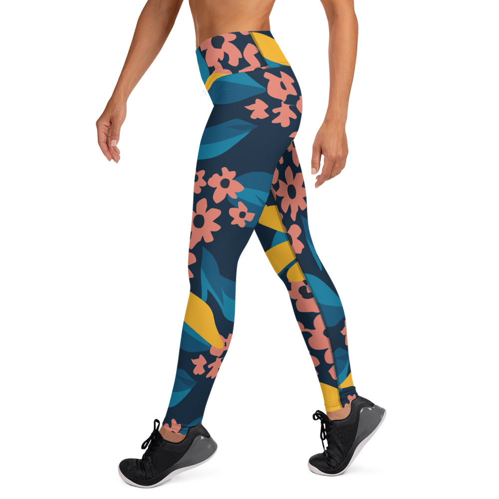 Flower Yoga Leggings