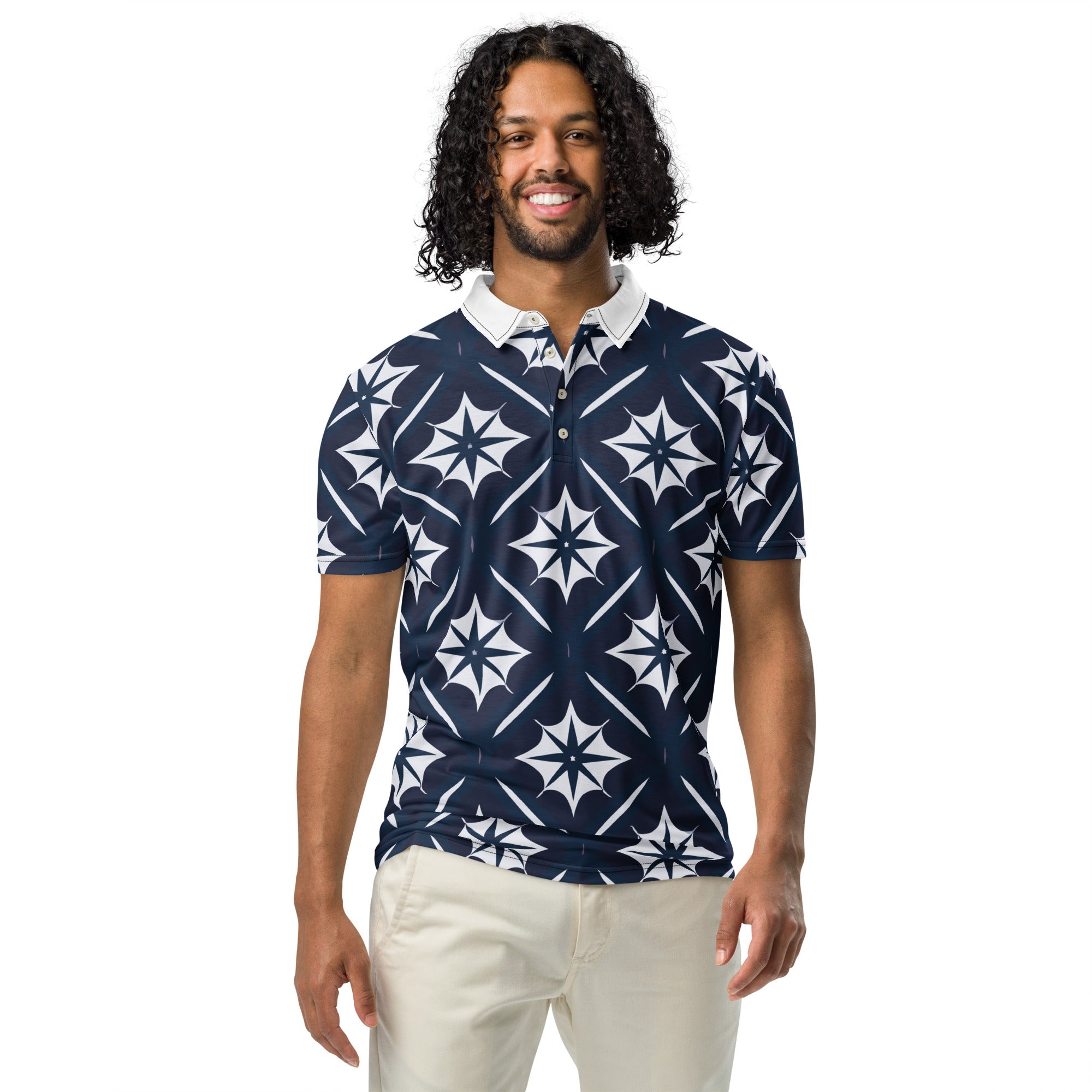 Floral Men’s slim fit polo