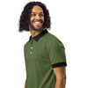 Green Men’s slim fit polo