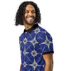 Blue stars Men’s slim fit polo