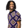 Black and Purple Men’s slim fit polo