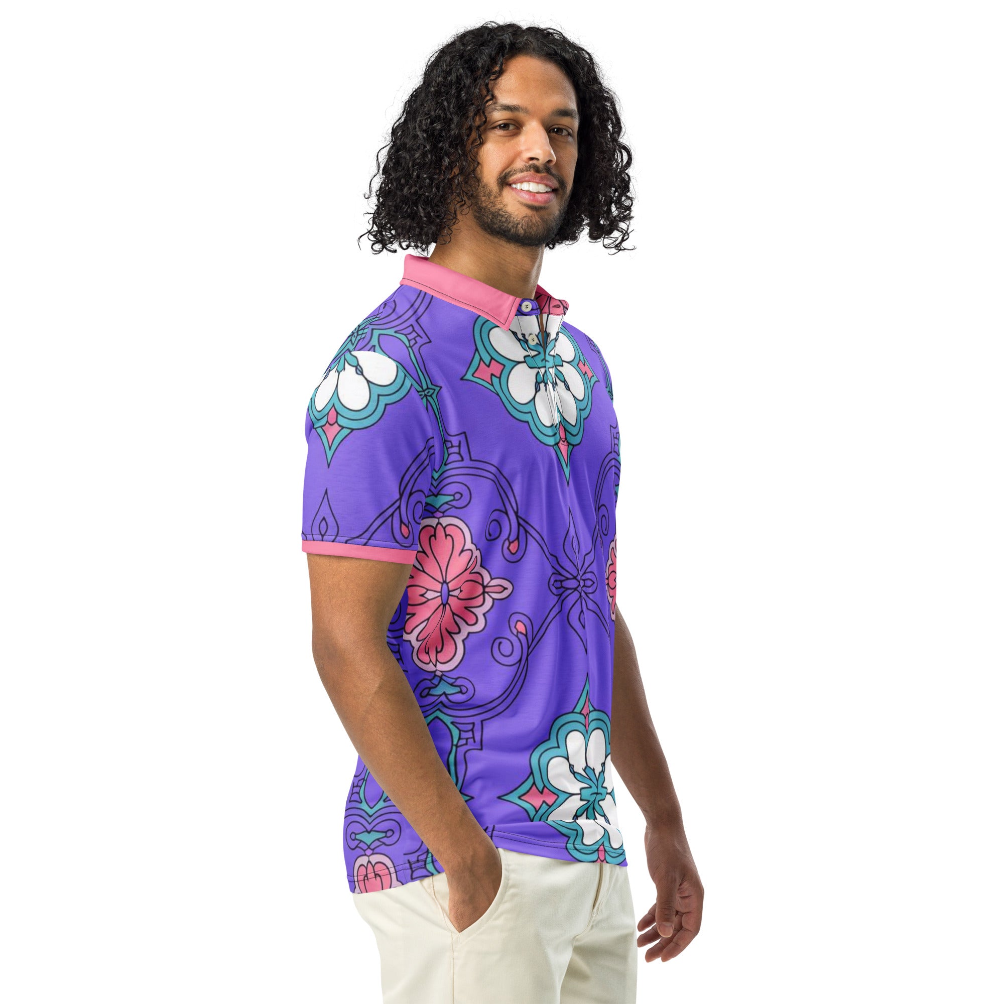 Purple Men’s slim fit polo