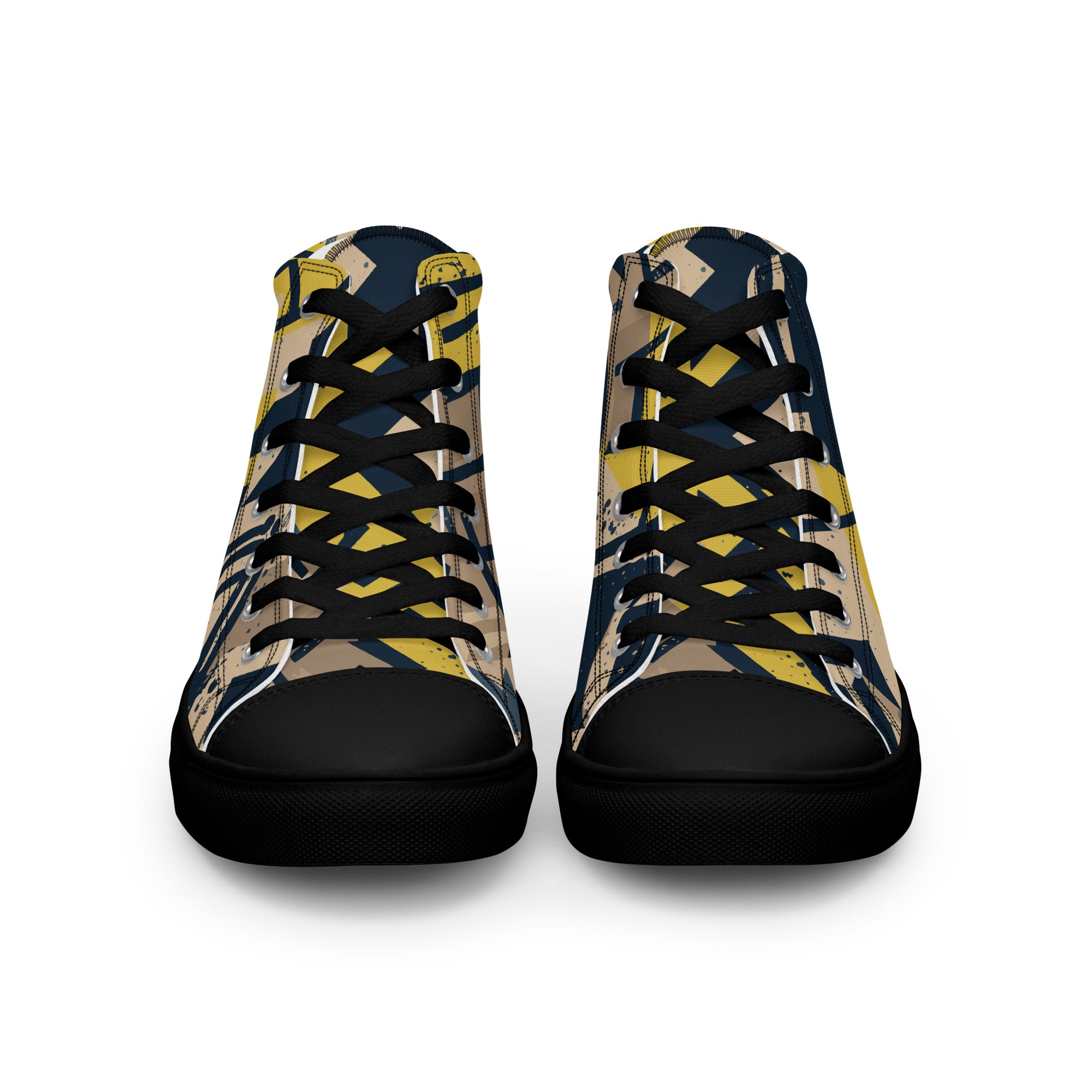 Men’s high top canvas shoes