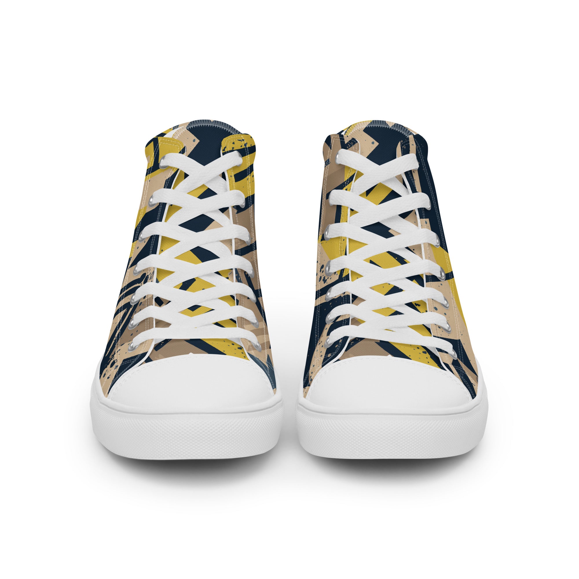 Men’s high top canvas shoes