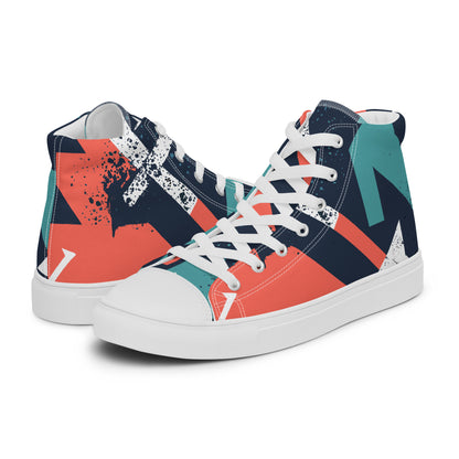Men’s high fashion top canvas shoes