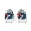 Men’s Orange and Green slip-on canvas shoes