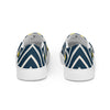 Yellow black stripes Men’s slip-on canvas shoes