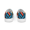 Blue and blue stripes Men’s slip-on canvas shoes