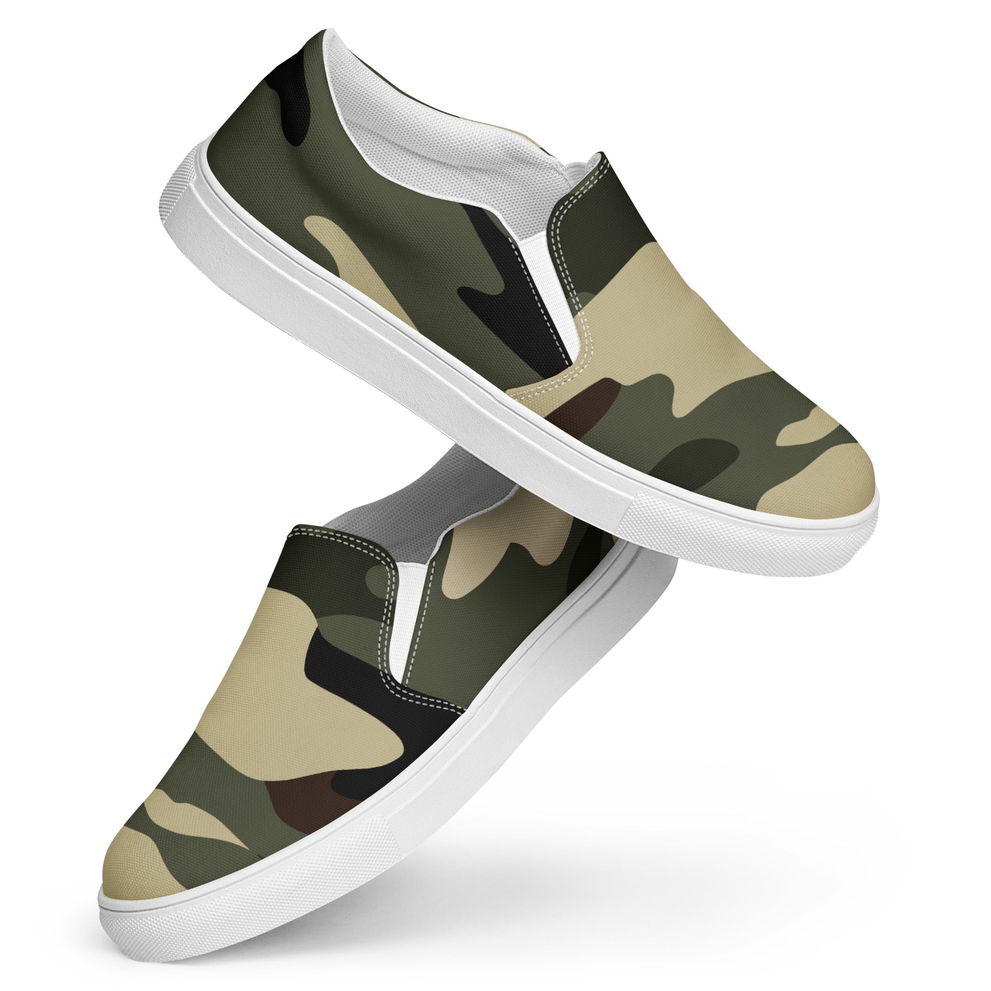 Camoflag Men’s slip-on canvas shoes