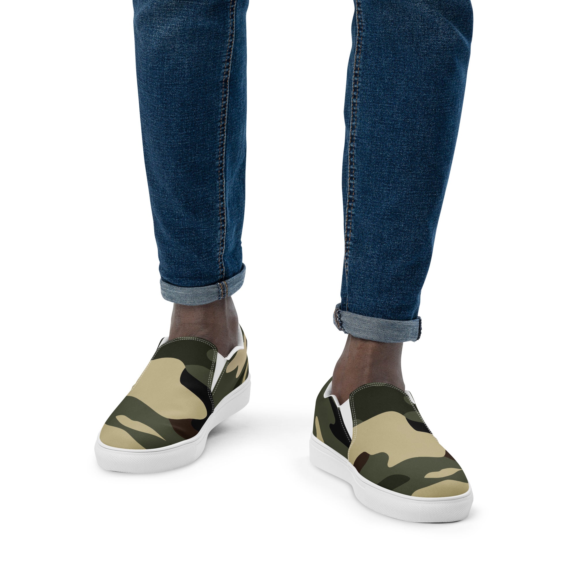 Camoflag Men’s slip-on canvas shoes