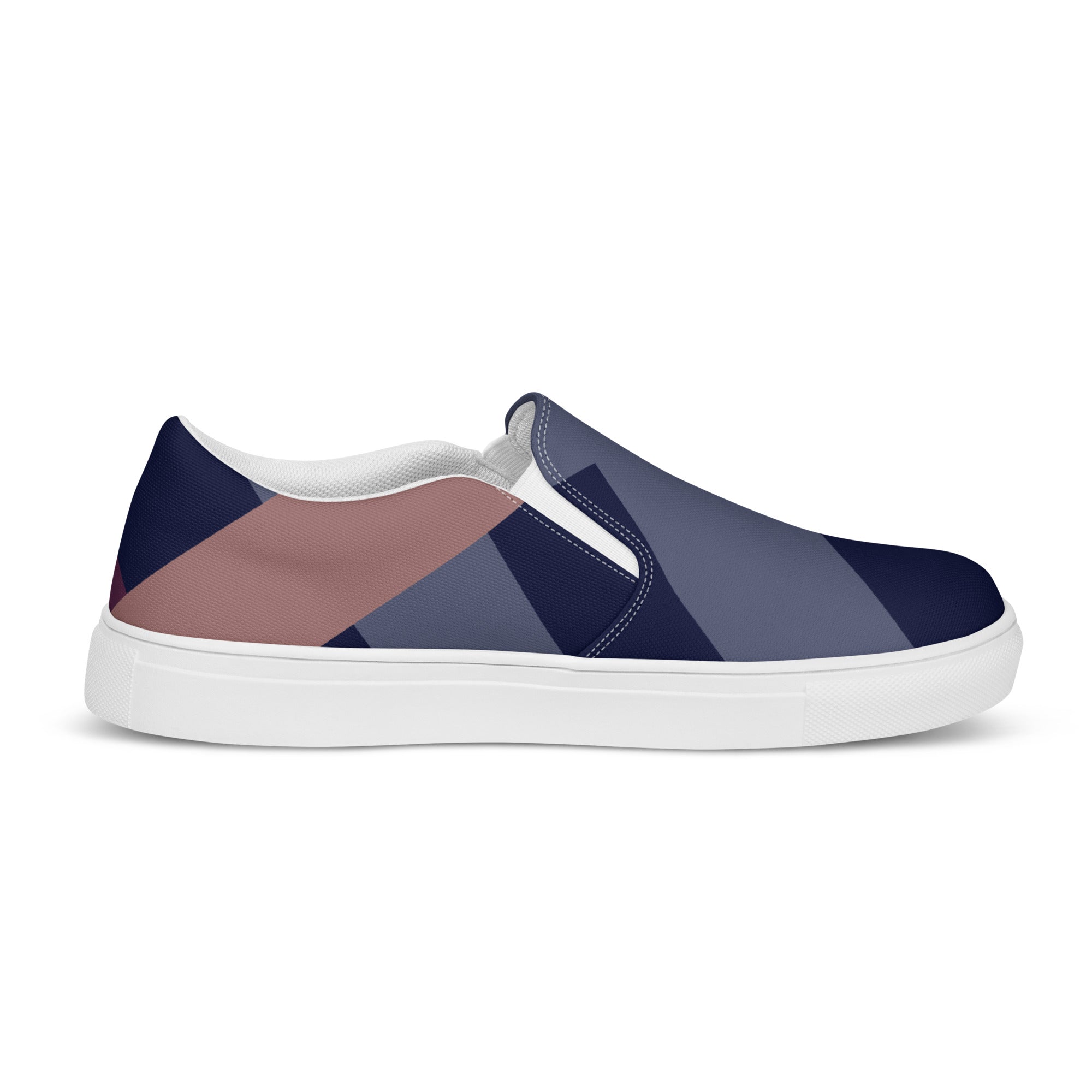 Blue & Gray Men’s slip-on canvas shoes