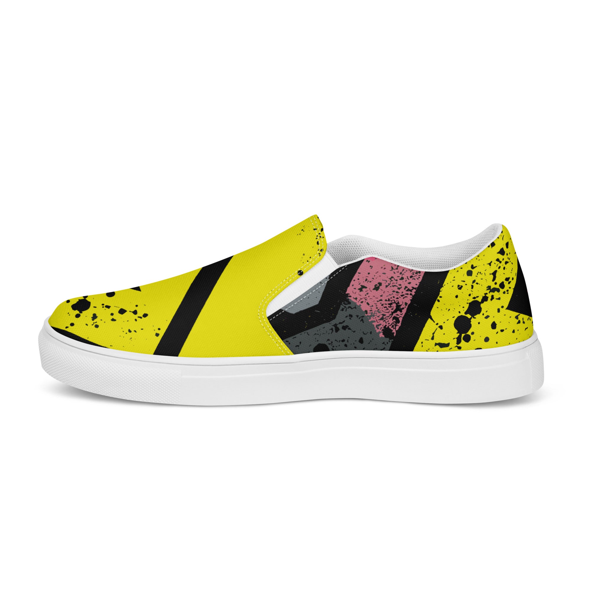 Men’s Yellow slip-on canvas shoes