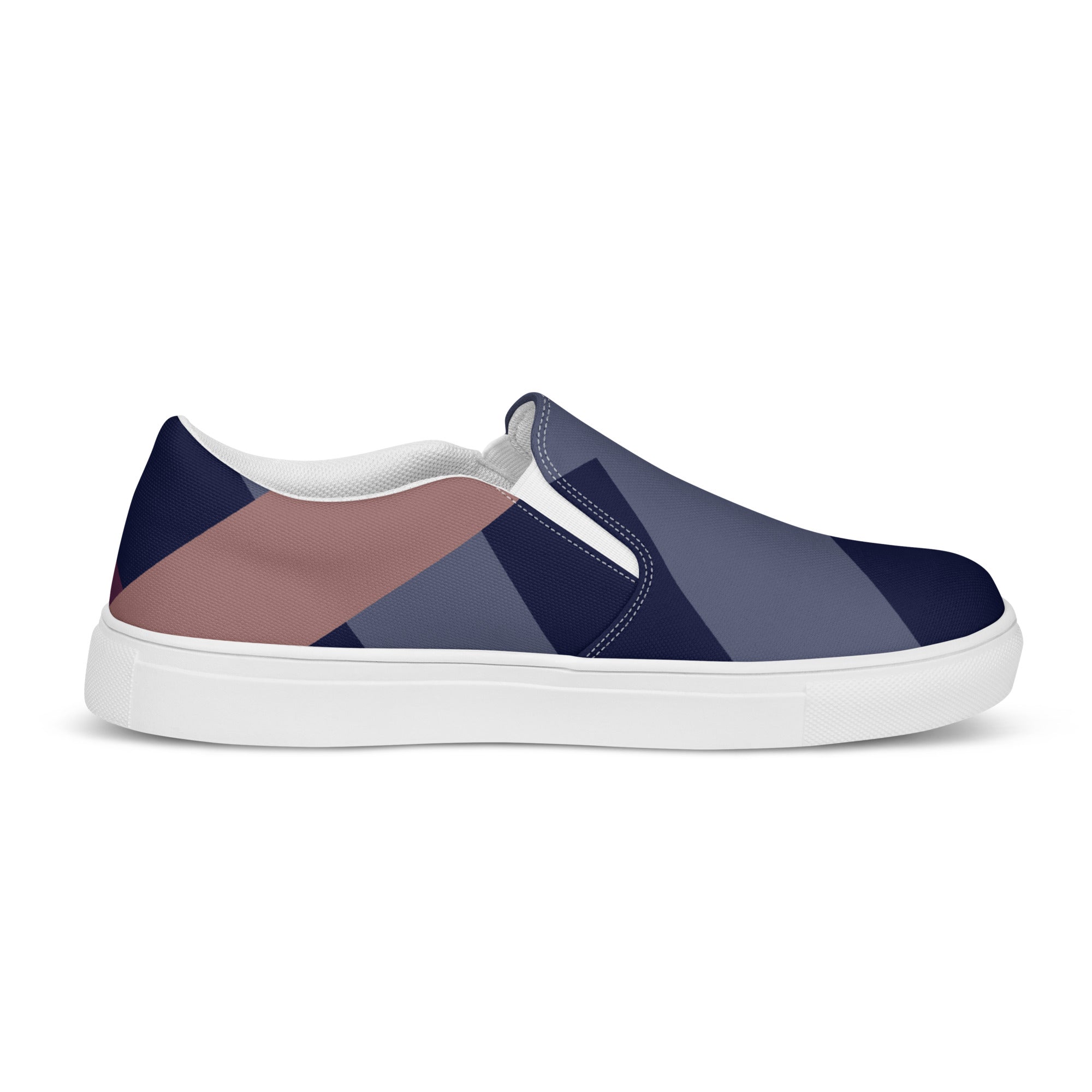 Blue & Gray Men’s slip-on canvas shoes